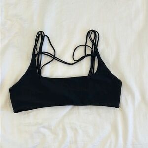 Mikoh Black Bikini Top Size Large